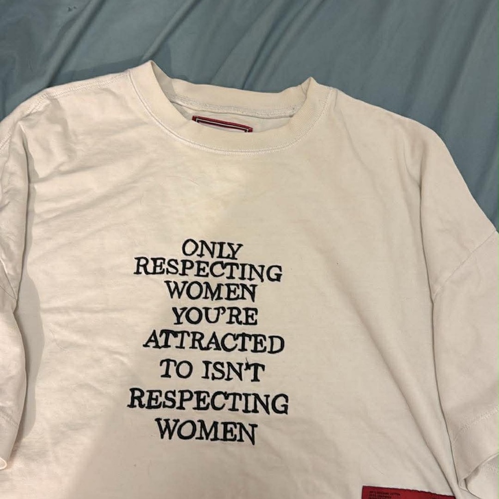 Empowering White Graphic Tee